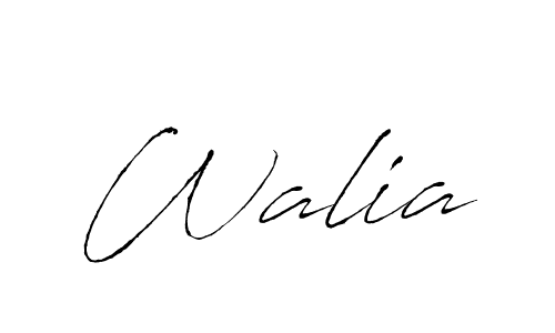 You should practise on your own different ways (Antro_Vectra) to write your name (Walia) in signature. don't let someone else do it for you. Walia signature style 6 images and pictures png