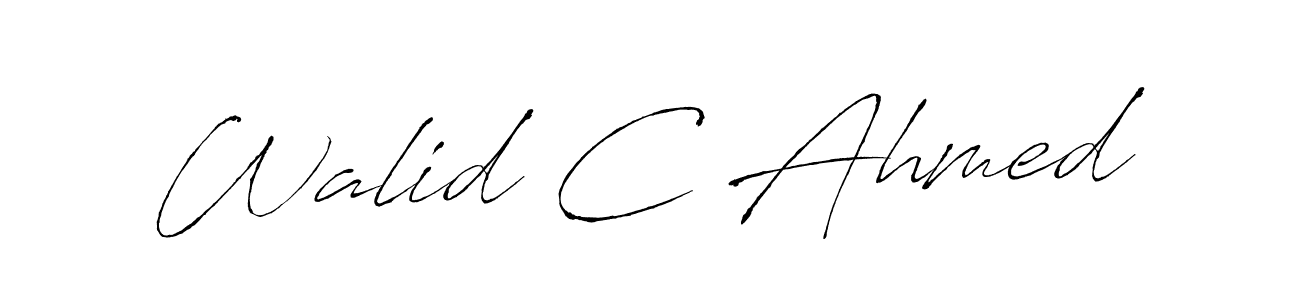 Here are the top 10 professional signature styles for the name Walid C Ahmed. These are the best autograph styles you can use for your name. Walid C Ahmed signature style 6 images and pictures png