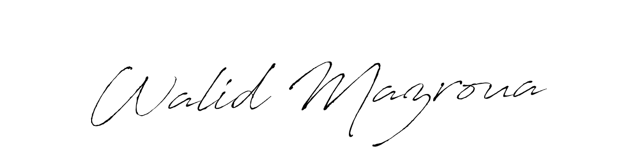 How to Draw Walid Mazroua signature style? Antro_Vectra is a latest design signature styles for name Walid Mazroua. Walid Mazroua signature style 6 images and pictures png