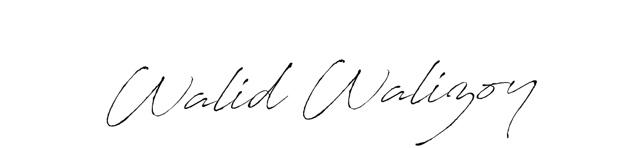 Make a short Walid Walizoy signature style. Manage your documents anywhere anytime using Antro_Vectra. Create and add eSignatures, submit forms, share and send files easily. Walid Walizoy signature style 6 images and pictures png