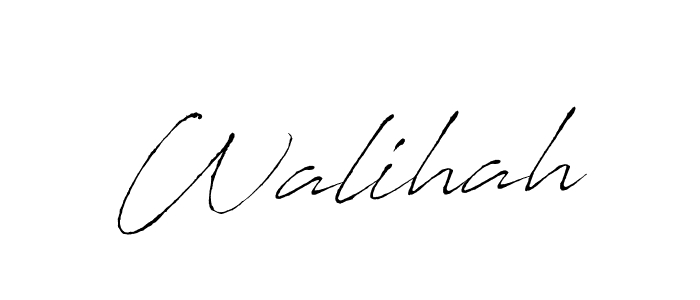 Best and Professional Signature Style for Walihah. Antro_Vectra Best Signature Style Collection. Walihah signature style 6 images and pictures png