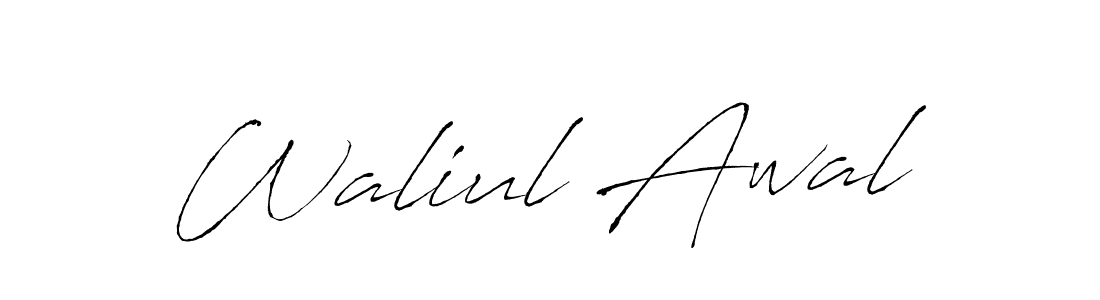 Make a short Waliul Awal signature style. Manage your documents anywhere anytime using Antro_Vectra. Create and add eSignatures, submit forms, share and send files easily. Waliul Awal signature style 6 images and pictures png