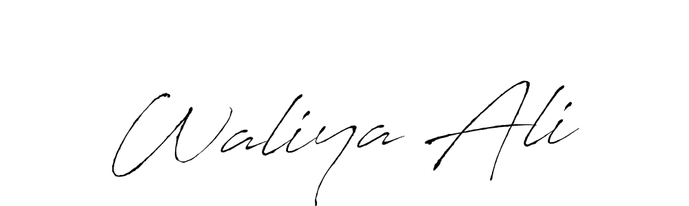 Make a beautiful signature design for name Waliya Ali. Use this online signature maker to create a handwritten signature for free. Waliya Ali signature style 6 images and pictures png
