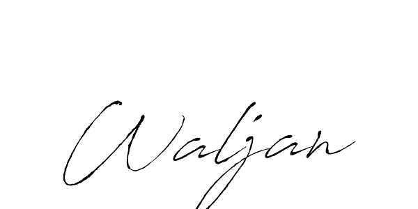 The best way (Antro_Vectra) to make a short signature is to pick only two or three words in your name. The name Waljan include a total of six letters. For converting this name. Waljan signature style 6 images and pictures png