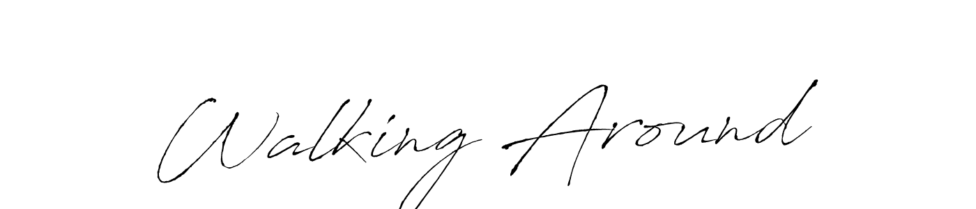 Make a beautiful signature design for name Walking Around. Use this online signature maker to create a handwritten signature for free. Walking Around signature style 6 images and pictures png