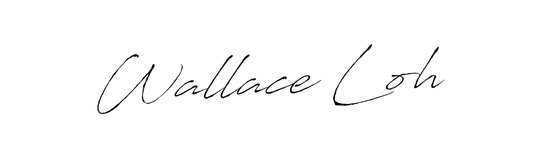 You should practise on your own different ways (Antro_Vectra) to write your name (Wallace Loh) in signature. don't let someone else do it for you. Wallace Loh signature style 6 images and pictures png