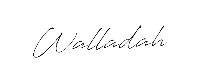 How to make Walladah name signature. Use Antro_Vectra style for creating short signs online. This is the latest handwritten sign. Walladah signature style 6 images and pictures png