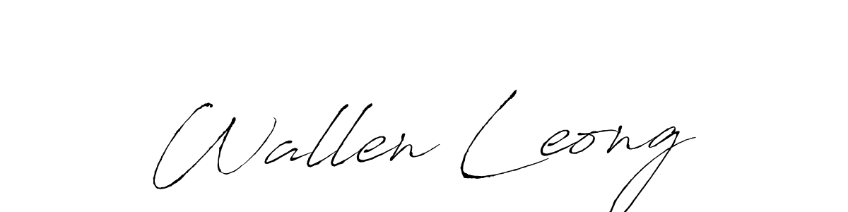 Make a beautiful signature design for name Wallen Leong. Use this online signature maker to create a handwritten signature for free. Wallen Leong signature style 6 images and pictures png