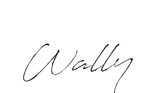 You should practise on your own different ways (Antro_Vectra) to write your name (Wally) in signature. don't let someone else do it for you. Wally signature style 6 images and pictures png