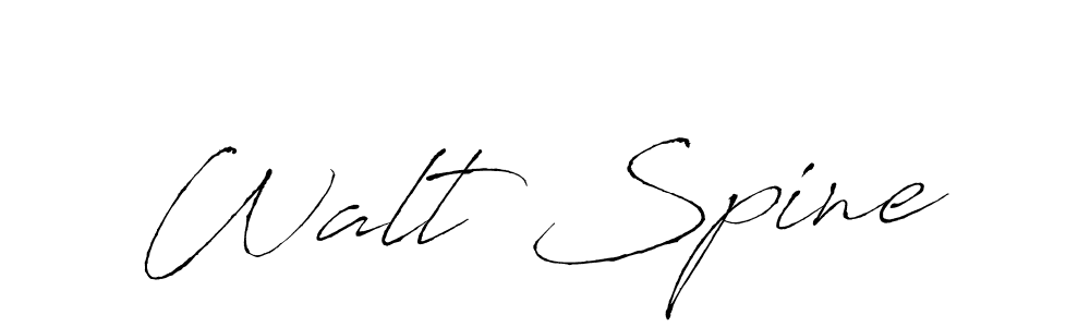 Also You can easily find your signature by using the search form. We will create Walt Spine name handwritten signature images for you free of cost using Antro_Vectra sign style. Walt Spine signature style 6 images and pictures png