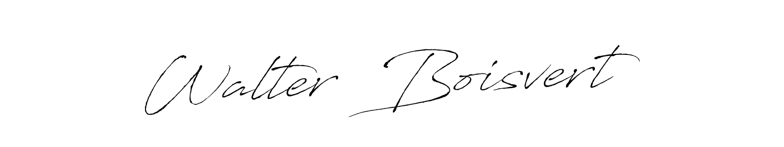 The best way (Antro_Vectra) to make a short signature is to pick only two or three words in your name. The name Walter  Boisvert include a total of six letters. For converting this name. Walter  Boisvert signature style 6 images and pictures png