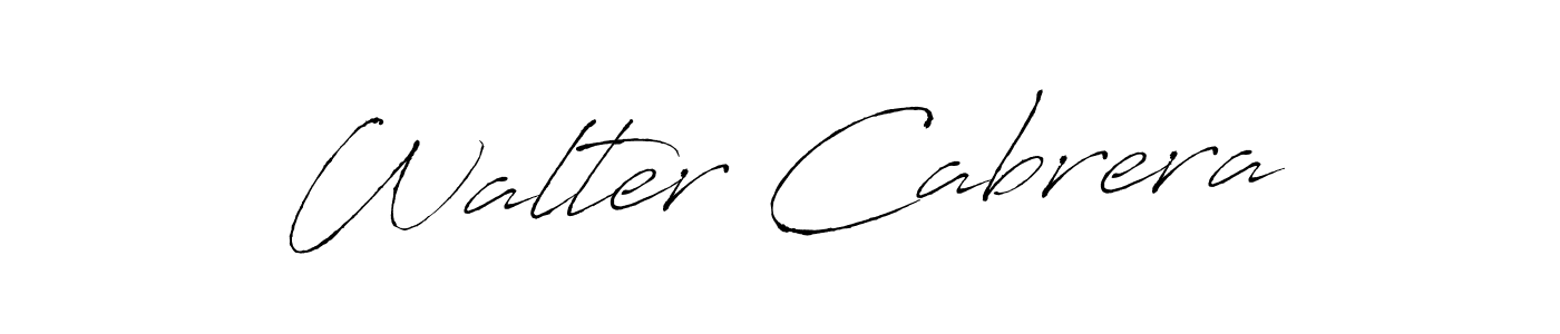 Also we have Walter Cabrera name is the best signature style. Create professional handwritten signature collection using Antro_Vectra autograph style. Walter Cabrera signature style 6 images and pictures png