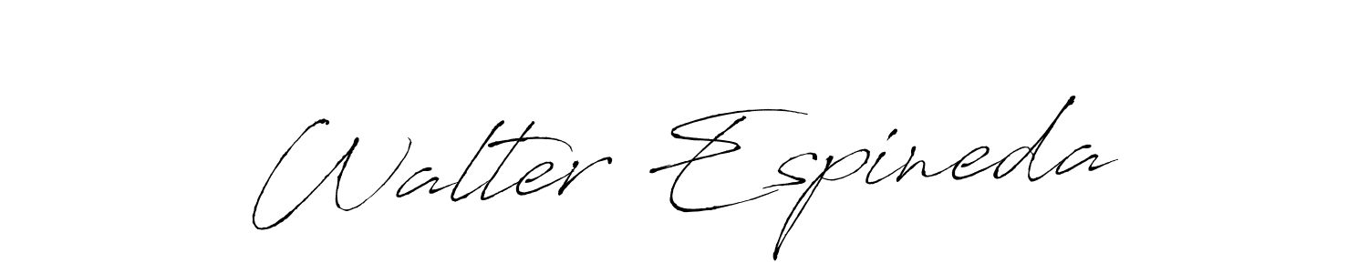 Walter Espineda stylish signature style. Best Handwritten Sign (Antro_Vectra) for my name. Handwritten Signature Collection Ideas for my name Walter Espineda. Walter Espineda signature style 6 images and pictures png