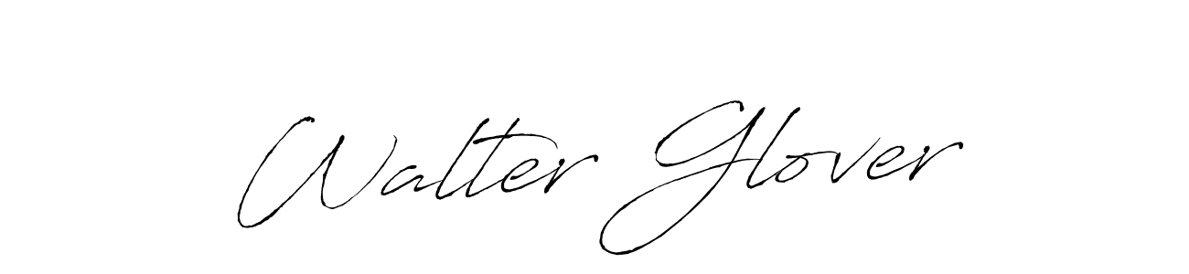 You should practise on your own different ways (Antro_Vectra) to write your name (Walter Glover) in signature. don't let someone else do it for you. Walter Glover signature style 6 images and pictures png