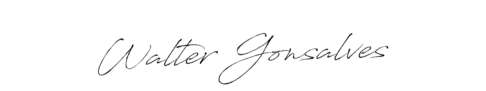 Similarly Antro_Vectra is the best handwritten signature design. Signature creator online .You can use it as an online autograph creator for name Walter Gonsalves. Walter Gonsalves signature style 6 images and pictures png