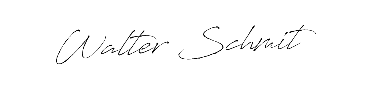 How to make Walter Schmit signature? Antro_Vectra is a professional autograph style. Create handwritten signature for Walter Schmit name. Walter Schmit signature style 6 images and pictures png