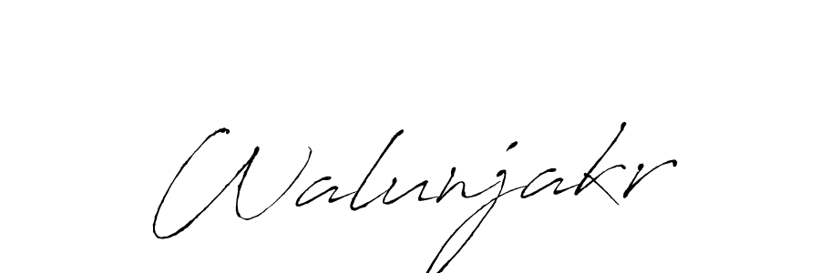 It looks lik you need a new signature style for name Walunjakr. Design unique handwritten (Antro_Vectra) signature with our free signature maker in just a few clicks. Walunjakr signature style 6 images and pictures png