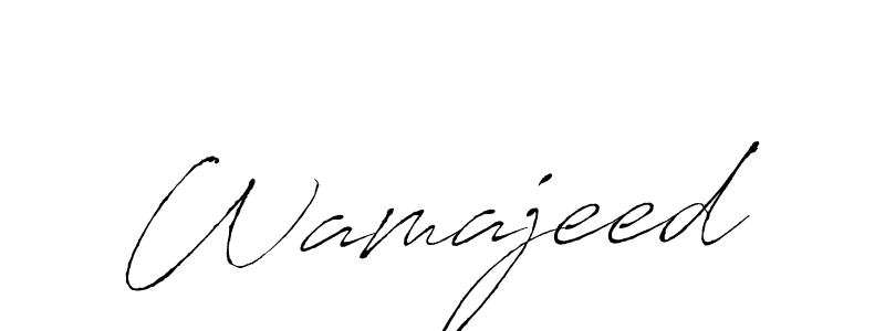 How to make Wamajeed name signature. Use Antro_Vectra style for creating short signs online. This is the latest handwritten sign. Wamajeed signature style 6 images and pictures png