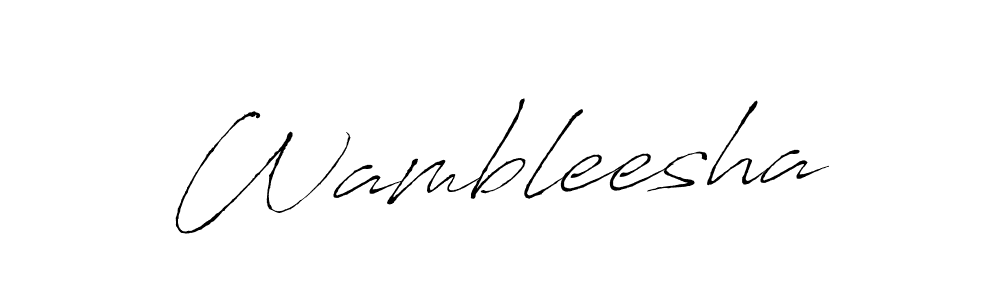 Similarly Antro_Vectra is the best handwritten signature design. Signature creator online .You can use it as an online autograph creator for name Wambleesha. Wambleesha signature style 6 images and pictures png