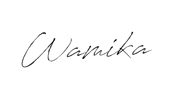 How to Draw Wamika signature style? Antro_Vectra is a latest design signature styles for name Wamika. Wamika signature style 6 images and pictures png