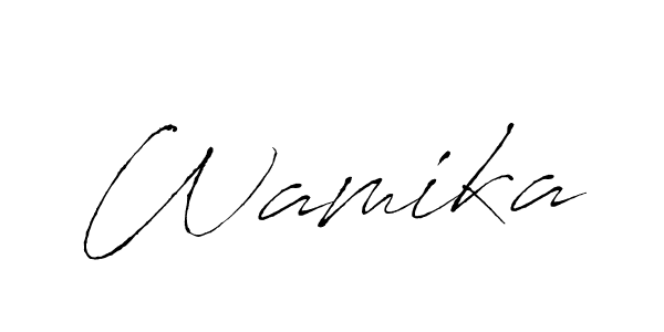 Here are the top 10 professional signature styles for the name Wamika. These are the best autograph styles you can use for your name. Wamika signature style 6 images and pictures png