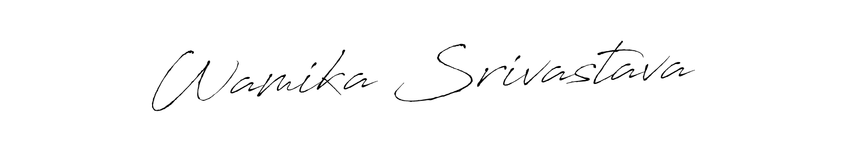 Design your own signature with our free online signature maker. With this signature software, you can create a handwritten (Antro_Vectra) signature for name Wamika Srivastava. Wamika Srivastava signature style 6 images and pictures png