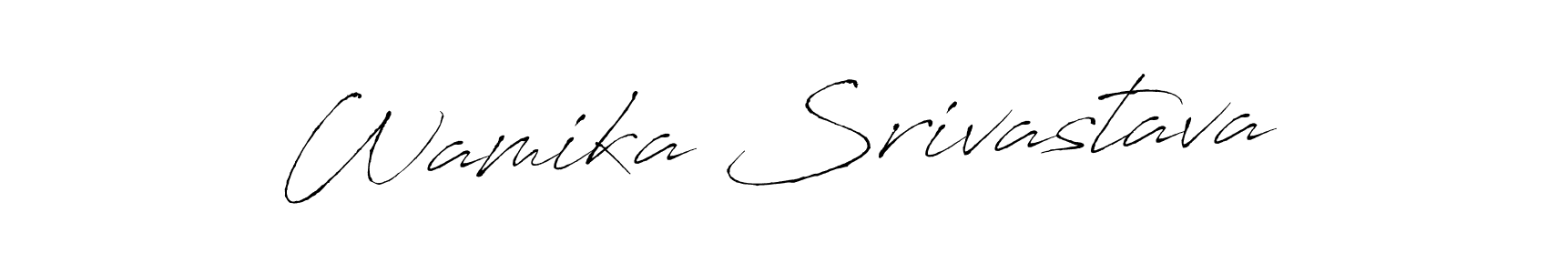 Design your own signature with our free online signature maker. With this signature software, you can create a handwritten (Antro_Vectra) signature for name Wamika Srivastava. Wamika Srivastava signature style 6 images and pictures png