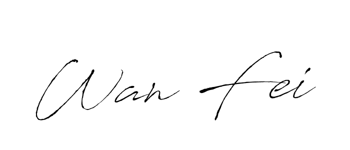 Also we have Wan Fei name is the best signature style. Create professional handwritten signature collection using Antro_Vectra autograph style. Wan Fei signature style 6 images and pictures png