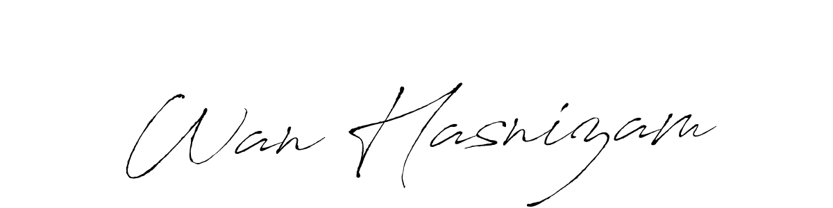 How to Draw Wan Hasnizam signature style? Antro_Vectra is a latest design signature styles for name Wan Hasnizam. Wan Hasnizam signature style 6 images and pictures png