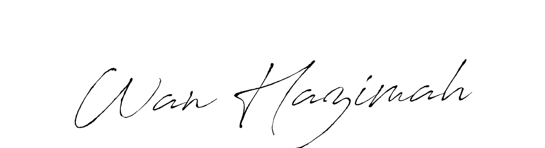 How to Draw Wan Hazimah signature style? Antro_Vectra is a latest design signature styles for name Wan Hazimah. Wan Hazimah signature style 6 images and pictures png