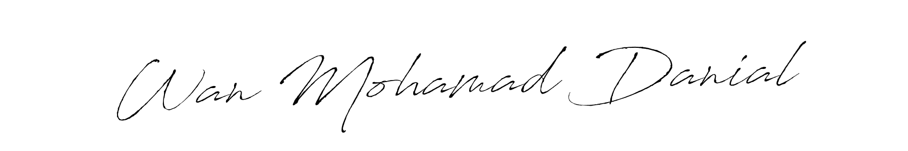 See photos of Wan Mohamad Danial official signature by Spectra . Check more albums & portfolios. Read reviews & check more about Antro_Vectra font. Wan Mohamad Danial signature style 6 images and pictures png