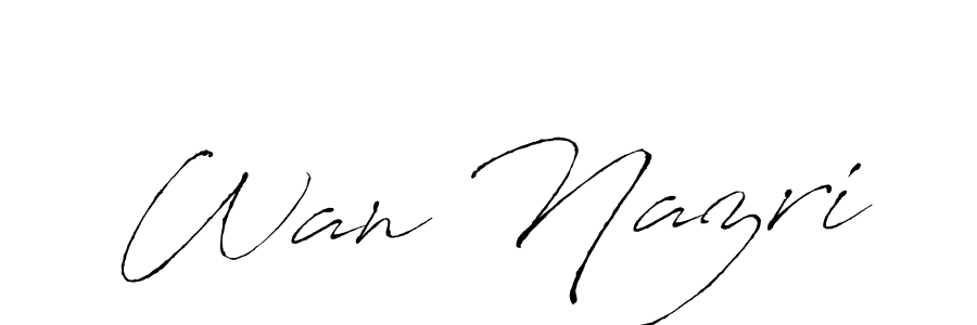 This is the best signature style for the Wan Nazri name. Also you like these signature font (Antro_Vectra). Mix name signature. Wan Nazri signature style 6 images and pictures png
