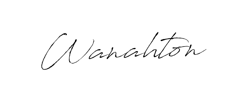 Best and Professional Signature Style for Wanahton. Antro_Vectra Best Signature Style Collection. Wanahton signature style 6 images and pictures png