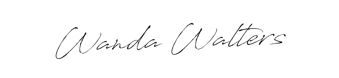 How to make Wanda Walters signature? Antro_Vectra is a professional autograph style. Create handwritten signature for Wanda Walters name. Wanda Walters signature style 6 images and pictures png