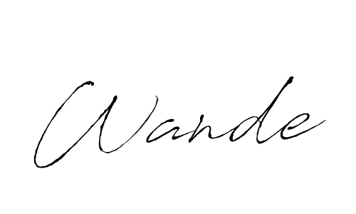 This is the best signature style for the Wande name. Also you like these signature font (Antro_Vectra). Mix name signature. Wande signature style 6 images and pictures png
