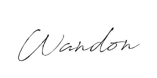 Similarly Antro_Vectra is the best handwritten signature design. Signature creator online .You can use it as an online autograph creator for name Wandon. Wandon signature style 6 images and pictures png