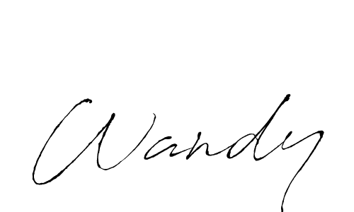 Design your own signature with our free online signature maker. With this signature software, you can create a handwritten (Antro_Vectra) signature for name Wandy. Wandy signature style 6 images and pictures png