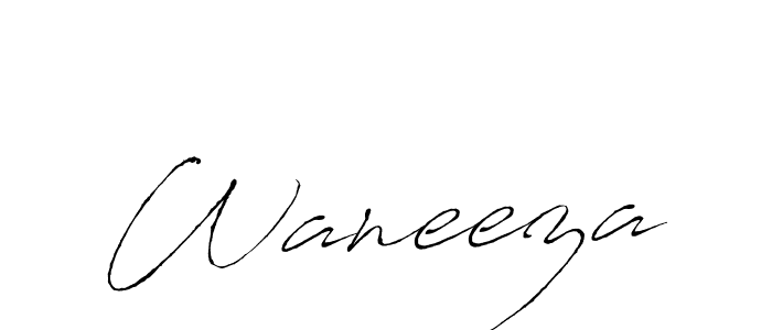 Also You can easily find your signature by using the search form. We will create Waneeza name handwritten signature images for you free of cost using Antro_Vectra sign style. Waneeza signature style 6 images and pictures png