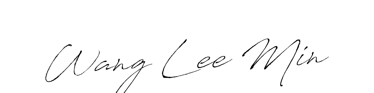 Make a beautiful signature design for name Wang Lee Min. Use this online signature maker to create a handwritten signature for free. Wang Lee Min signature style 6 images and pictures png