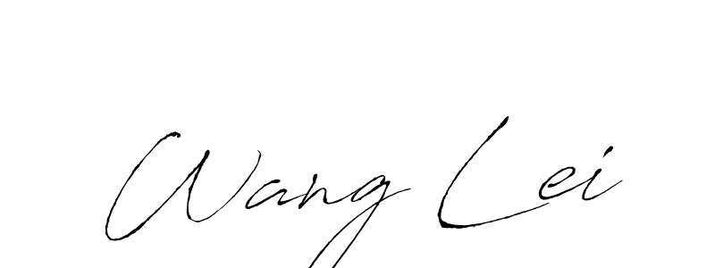 Once you've used our free online signature maker to create your best signature Antro_Vectra style, it's time to enjoy all of the benefits that Wang Lei name signing documents. Wang Lei signature style 6 images and pictures png