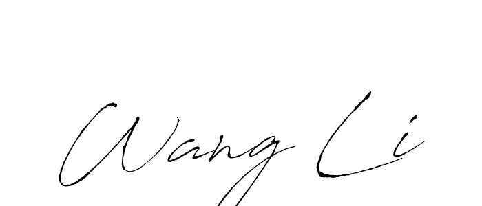 Make a short Wang Li signature style. Manage your documents anywhere anytime using Antro_Vectra. Create and add eSignatures, submit forms, share and send files easily. Wang Li signature style 6 images and pictures png