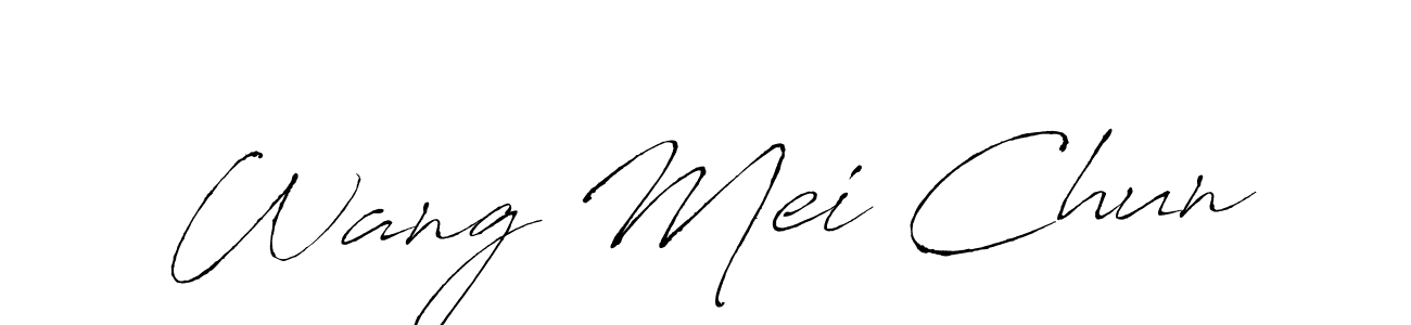 You can use this online signature creator to create a handwritten signature for the name Wang Mei Chun. This is the best online autograph maker. Wang Mei Chun signature style 6 images and pictures png