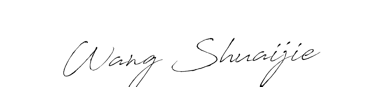 Once you've used our free online signature maker to create your best signature Antro_Vectra style, it's time to enjoy all of the benefits that Wang Shuaijie name signing documents. Wang Shuaijie signature style 6 images and pictures png