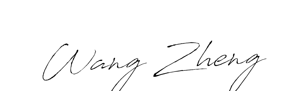 Use a signature maker to create a handwritten signature online. With this signature software, you can design (Antro_Vectra) your own signature for name Wang Zheng. Wang Zheng signature style 6 images and pictures png