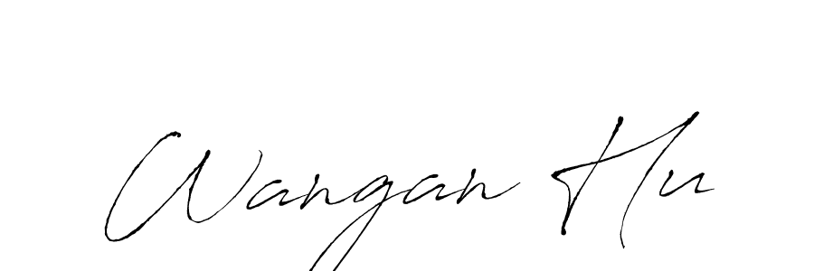 Once you've used our free online signature maker to create your best signature Antro_Vectra style, it's time to enjoy all of the benefits that Wangan Hu name signing documents. Wangan Hu signature style 6 images and pictures png