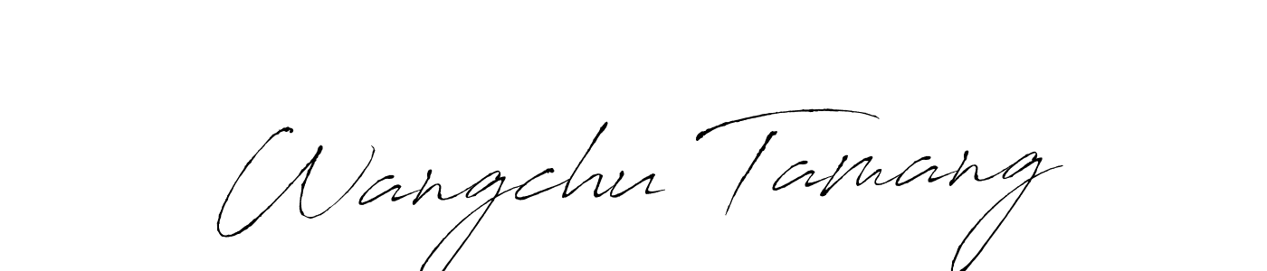 Also You can easily find your signature by using the search form. We will create Wangchu Tamang name handwritten signature images for you free of cost using Antro_Vectra sign style. Wangchu Tamang signature style 6 images and pictures png
