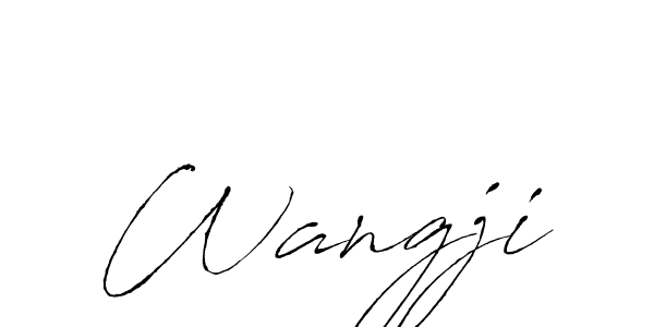 Best and Professional Signature Style for Wangji. Antro_Vectra Best Signature Style Collection. Wangji signature style 6 images and pictures png