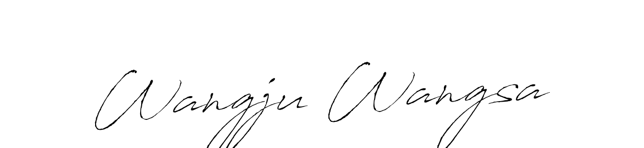 Similarly Antro_Vectra is the best handwritten signature design. Signature creator online .You can use it as an online autograph creator for name Wangju Wangsa. Wangju Wangsa signature style 6 images and pictures png