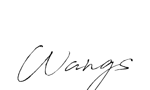 Make a beautiful signature design for name Wangs. Use this online signature maker to create a handwritten signature for free. Wangs signature style 6 images and pictures png