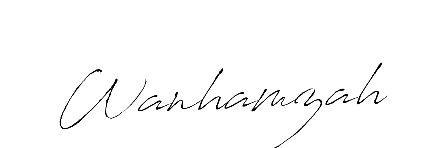 How to Draw Wanhamzah signature style? Antro_Vectra is a latest design signature styles for name Wanhamzah. Wanhamzah signature style 6 images and pictures png